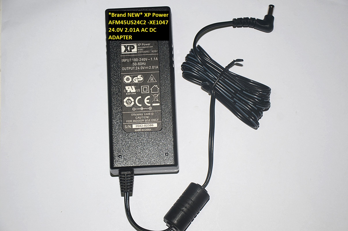 *Brand NEW* AC DC ADAPTER AFM45US24C2 -XE1047 XP Power 24.0V 2.01A 4.8*1.7